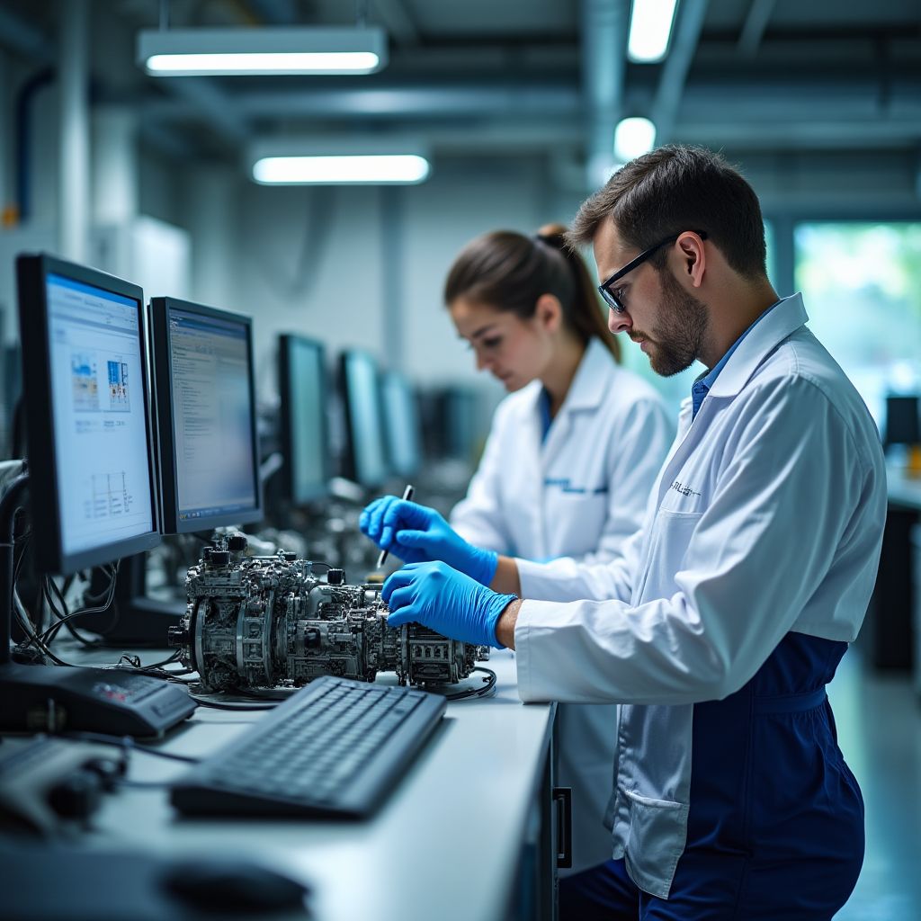 Laboratorio de investigación automotriz